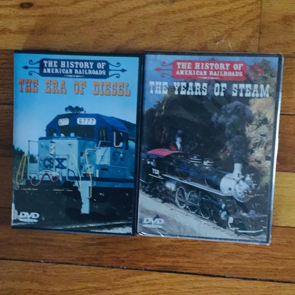 Diesel and Steam Train DVDs